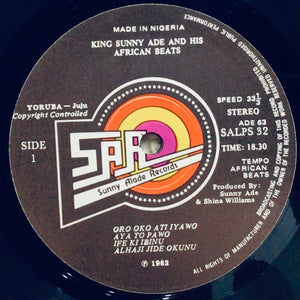 King Sunny Ade & His African Beats – Ijinle Odu