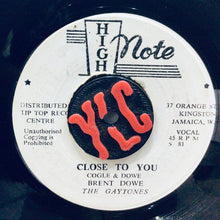 Cargar imagen en el visor de la galería, Brent Dowe &amp; The Gaytones – Close To You
