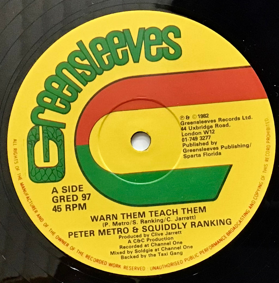 Peter Metro & Squiddly Ranking / Peter Metro – Warn Them Teach Them / Caribbean Connection