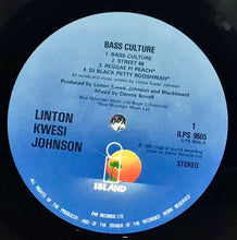 Cargar imagen en el visor de la galería, Linton Kwesi Johnson – Bass Culture
