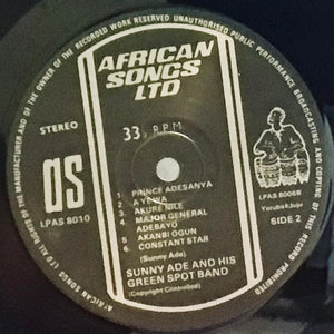 Sunny Ade And His Green Spot Band – The Master Guitarist Vol. 4