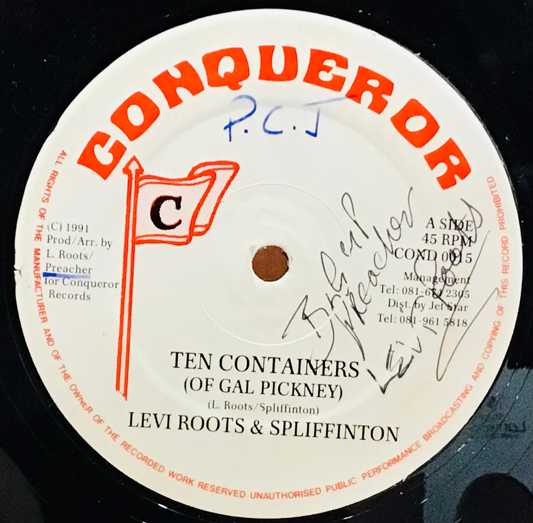 Levi Roots & Spliffinton / Conquerors – Ten Containers (Of Gal Pickney)
