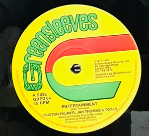 Triston Palma, Jah Thomas, Toyan & Little John – Entertainment / Jah Guide I