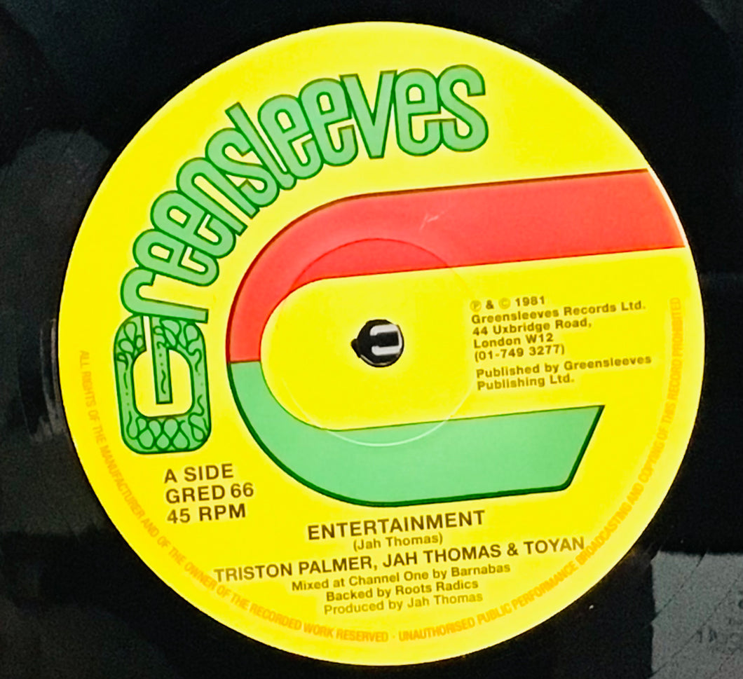 Triston Palma, Jah Thomas, Toyan & Little John – Entertainment / Jah Guide I