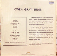 Cargar imagen en el visor de la galería, Owen Gray – Sings

