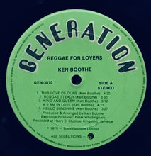 Cargar imagen en el visor de la galería, Ken Boothe – Reggae For Lovers
