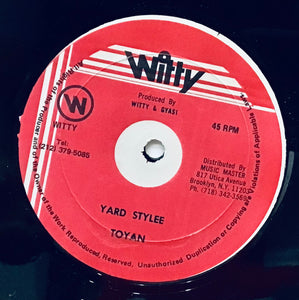 Toyan – Yard Stylee