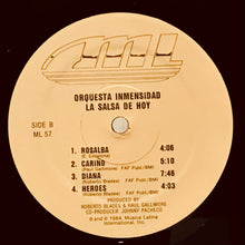 Cargar imagen en el visor de la galería, Orquesta Inmensidad – La Salsa De Hoy
