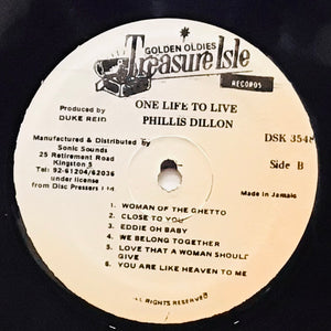 Phillis Dillon – One Life To Live