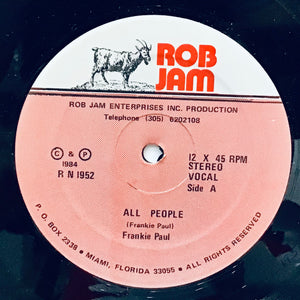 Frankie Paul – All People