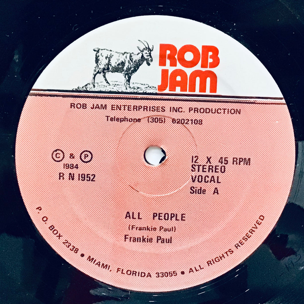 Frankie Paul – All People