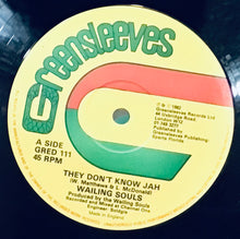 Cargar imagen en el visor de la galería, Wailing Souls – They Don&#39;t Know Jah / Sticky Stay
