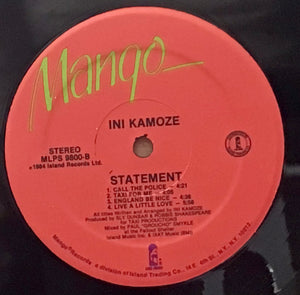 Ini Kamoze – Statement