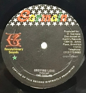 The Tamlins – Undying Love / You Will Never Know