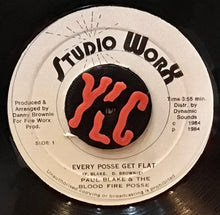Cargar imagen en el visor de la galería, Paul Blake  &amp; The Blood Fire Posse / The Blood Fire Posse – Every Posse Get Flat / Flat Out
