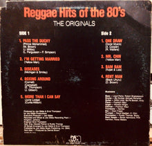 Cargar imagen en el visor de la galería, Various – Reggae Hits Of The 80's - The Originals
