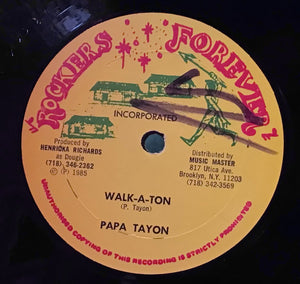 Junior Reid / Papa Tayon – Poor Man Transportation / Walk-A-Ton