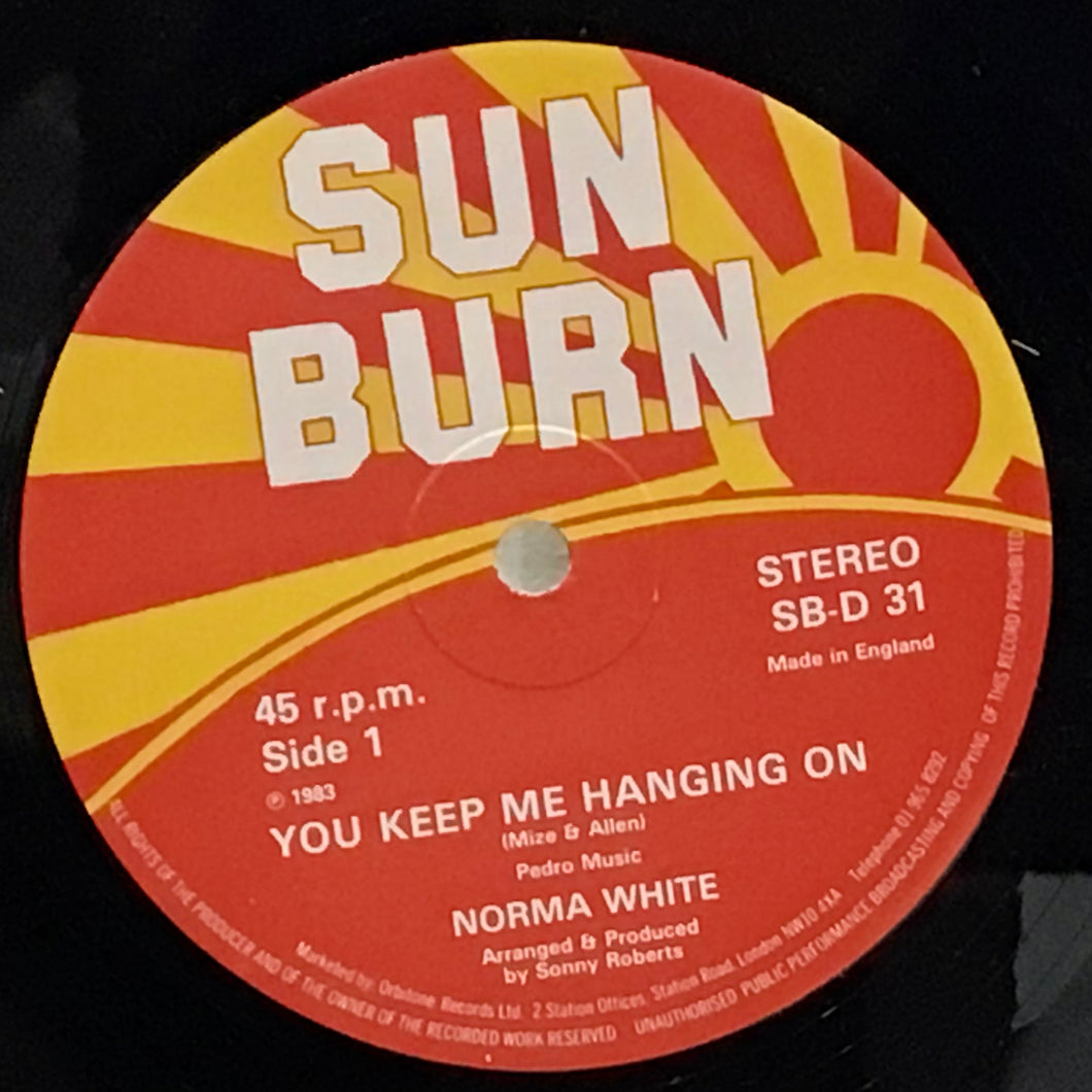 Norma White – You Keep Me Hanging On