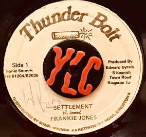 Frankie Jones – Settlement