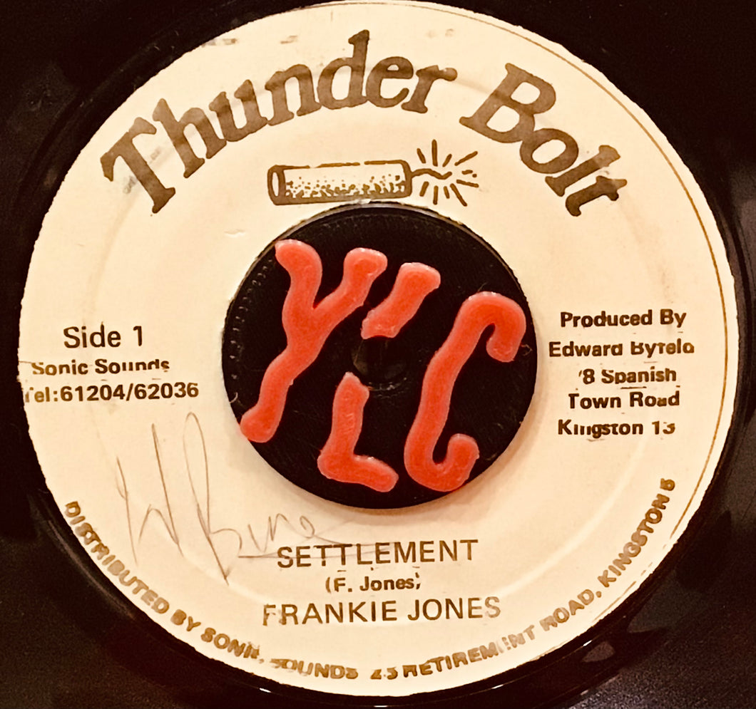 Frankie Jones – Settlement