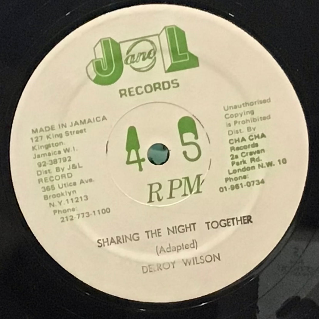 Delroy Wilson – Sharing The Night Together