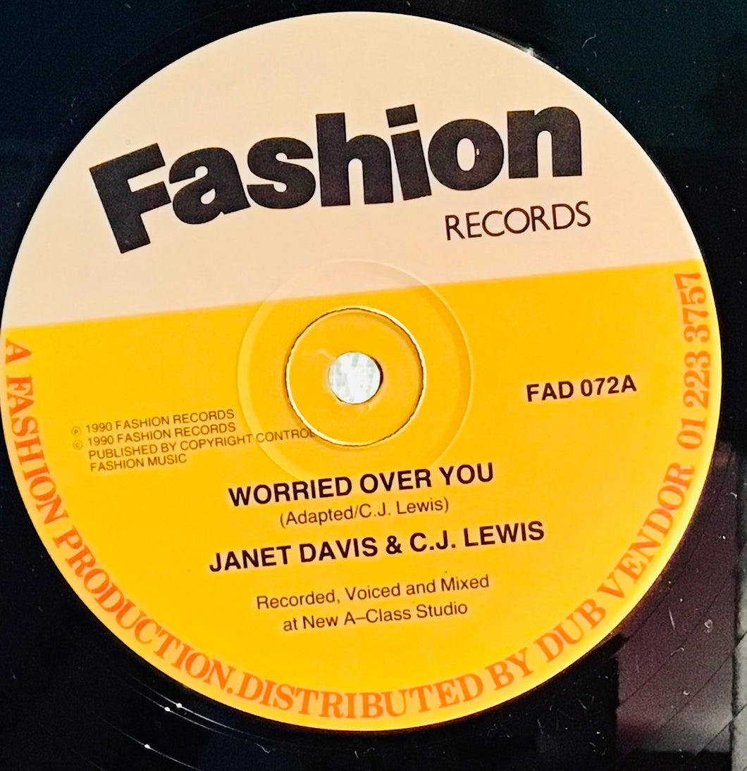 Janet Davis & C.J. Lewis / Gussie P. & The A-Class Crew – Worried Over You / Poco In The South East