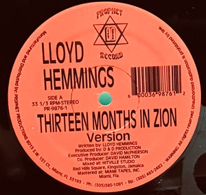 Lloyd Hemmings – Thirteen Months In Zion
