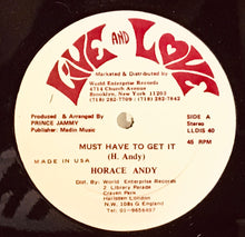 Cargar imagen en el visor de la galería, Horace Andy – Must Have To Get It / Girl Of My Dream
