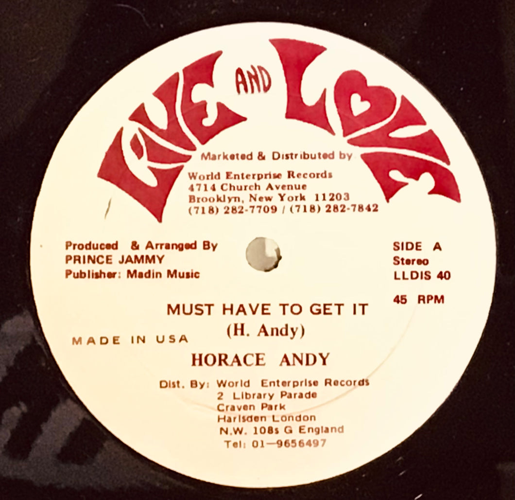 Horace Andy – Must Have To Get It / Girl Of My Dream