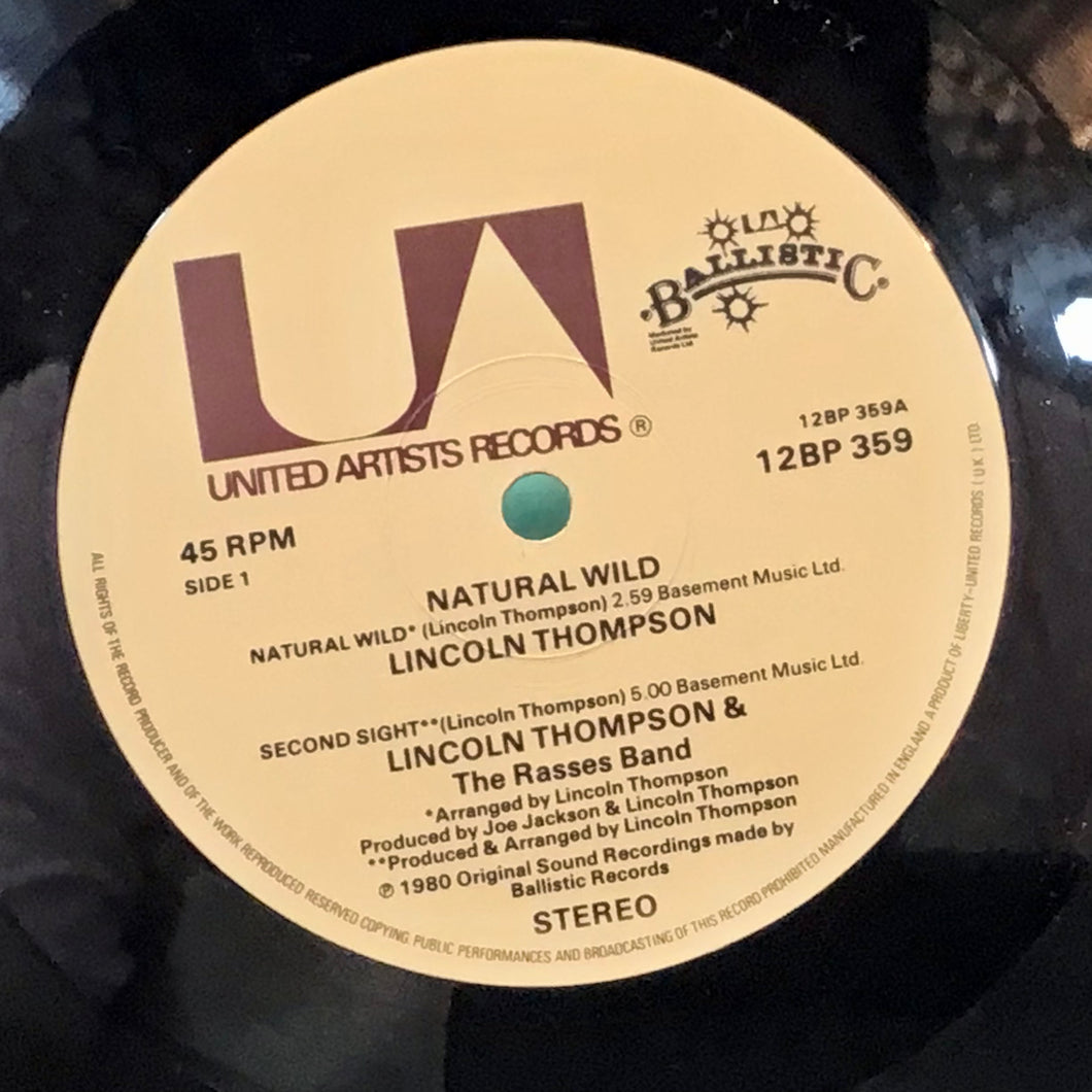 Lincoln Thompson and Rasses Band– Natural Wild