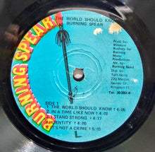 Cargar imagen en el visor de la galería, Burning Spear – The World Should Know
