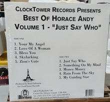 Cargar imagen en el visor de la galería, Horace Andy – Best Of Horace Andy "Just Say Who" Vol. One
