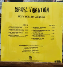 Cargar imagen en el visor de la galería, Israel Vibration – Why You So Craven
