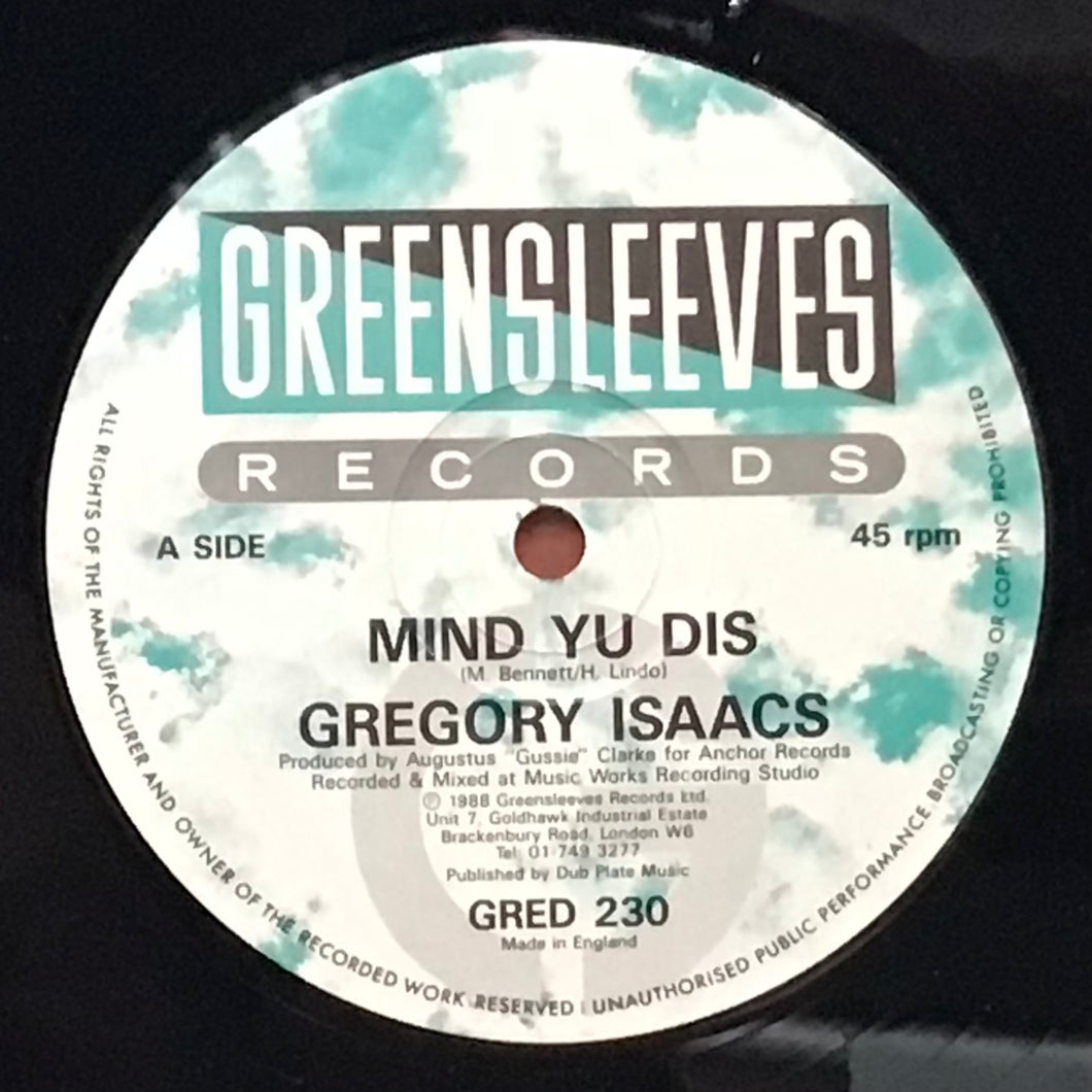 Gregory Isaacs – Mind Yu Dis