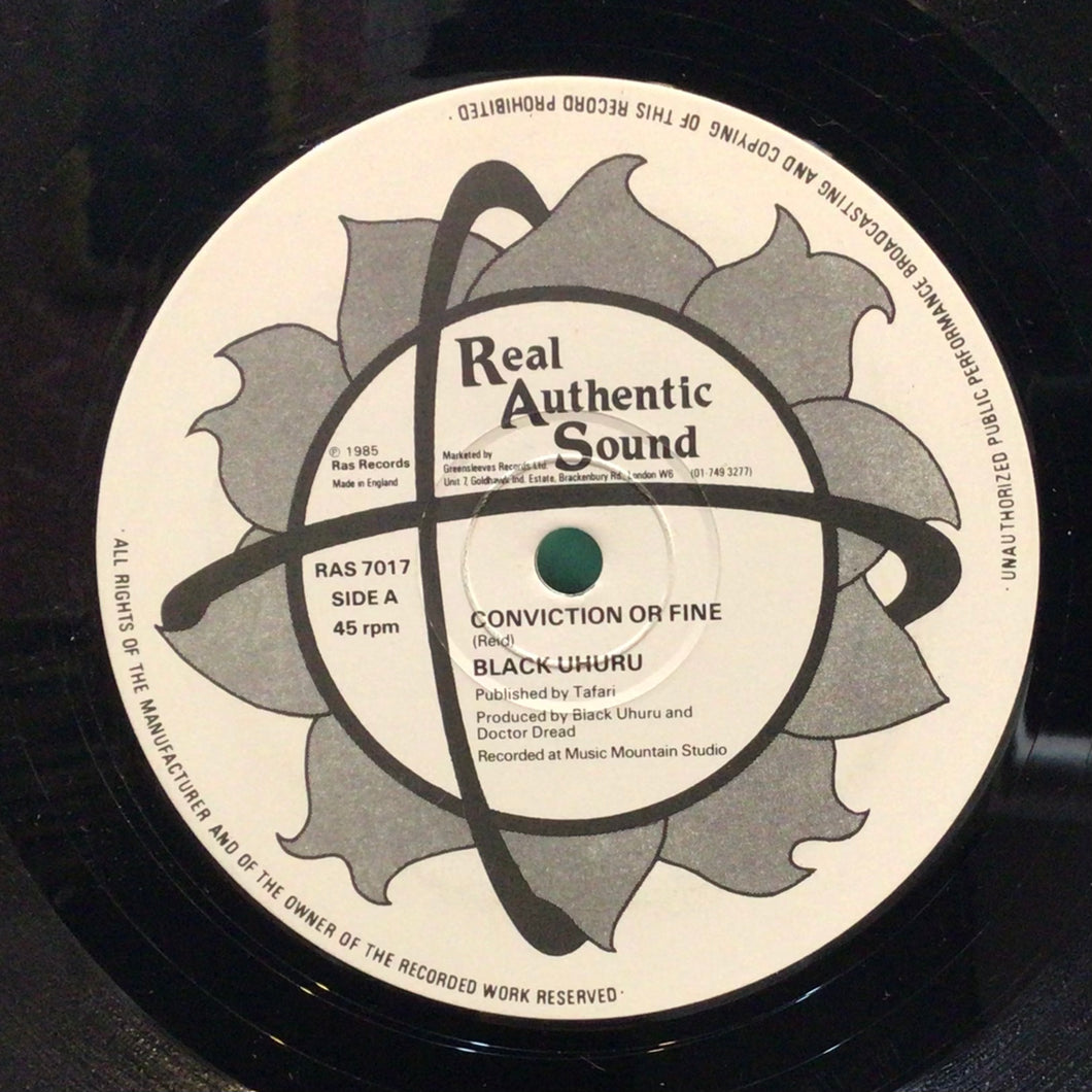 Black Uhuru – Conviction Or Fine