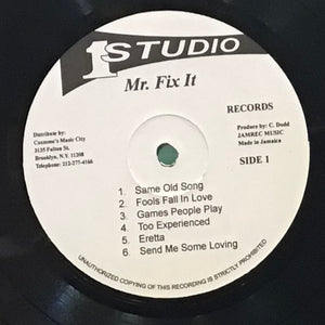 Winston Francis – Mr. Fix It