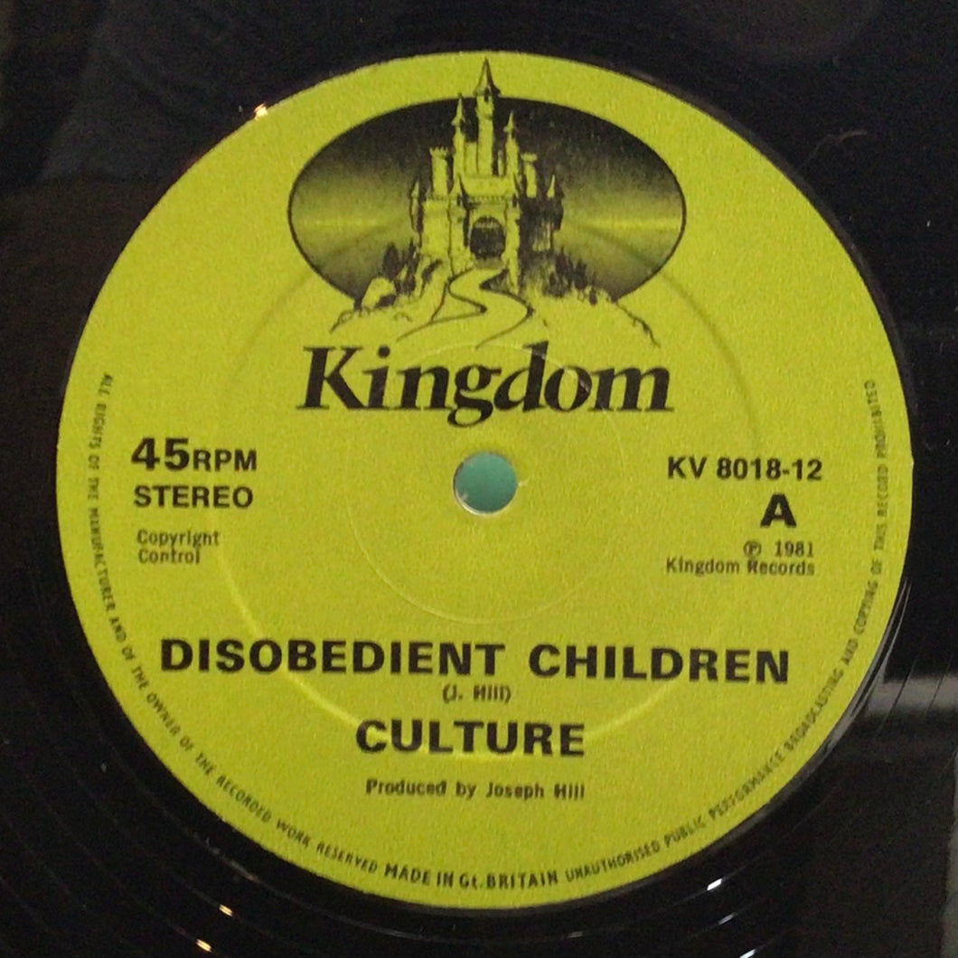 Culture- Disobedent Children/Out Of Order Dub