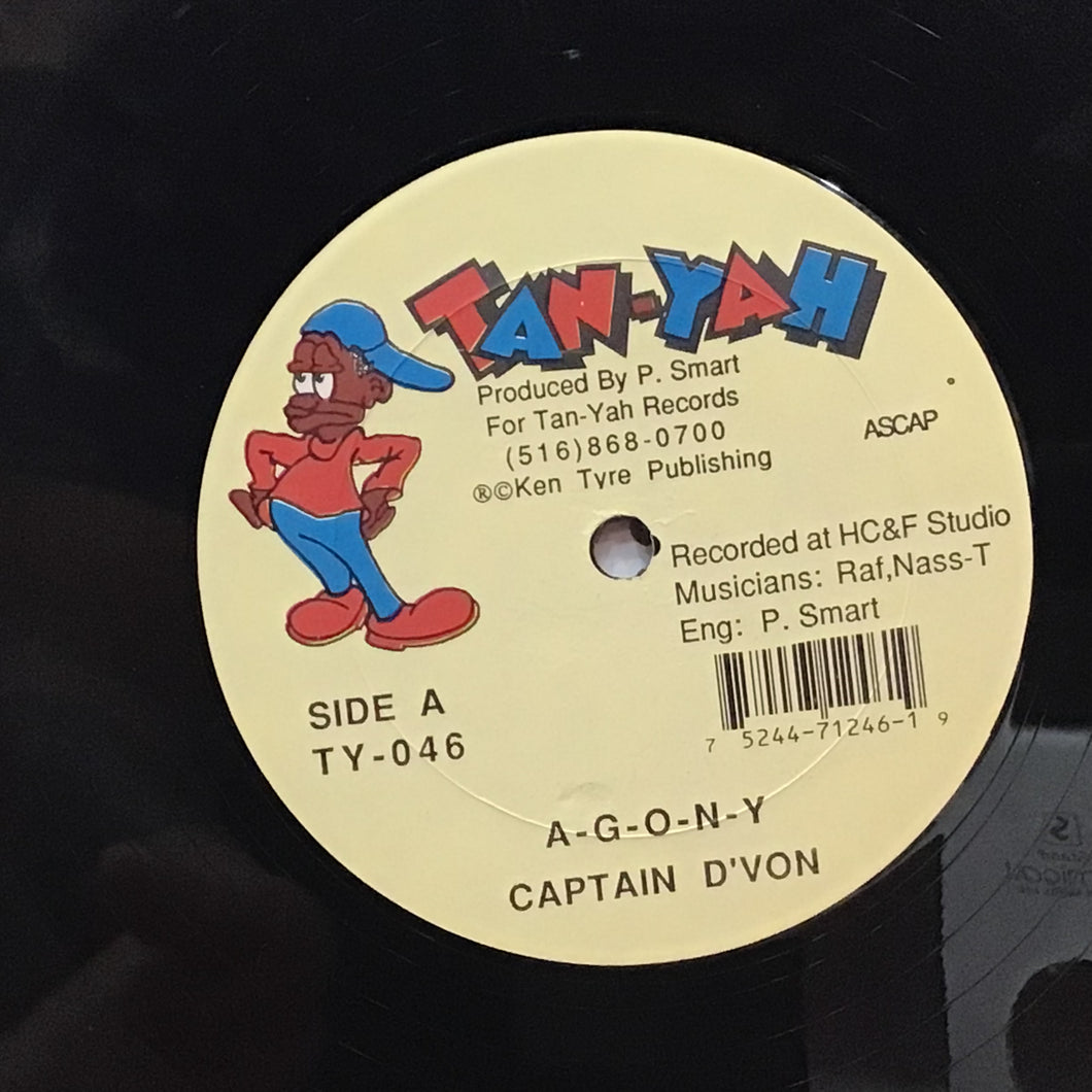 Captain D'von, Scion Success – A-G-O-N-Y / Yo