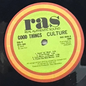Culture – Good Things