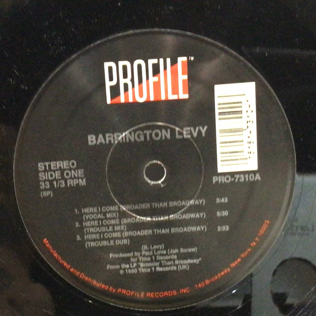 Barrington Levy – Here I Come (Broader Than Broadway)