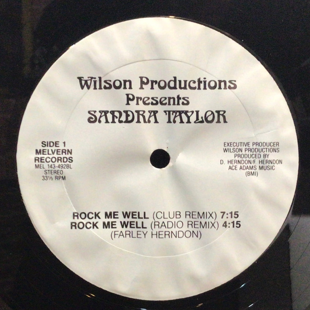 Sandra Taylor – Rock Me Well