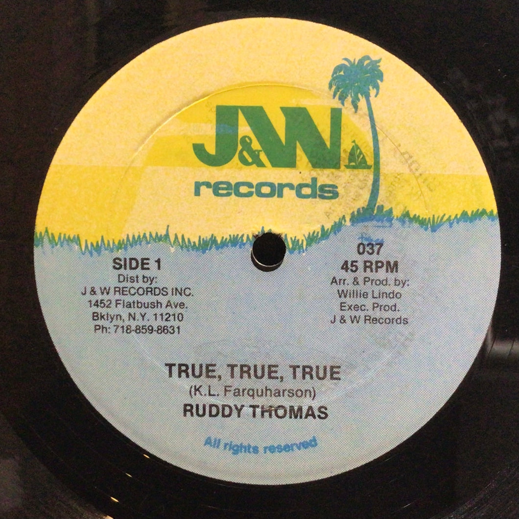 Ruddy Thomas - True,True,True