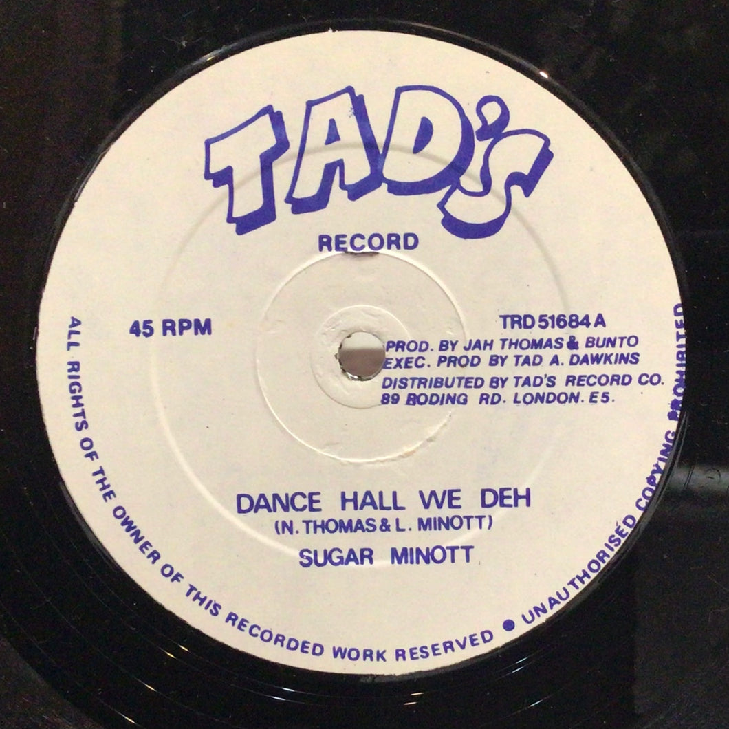 Sugar Minott – Dance Hall We Deh