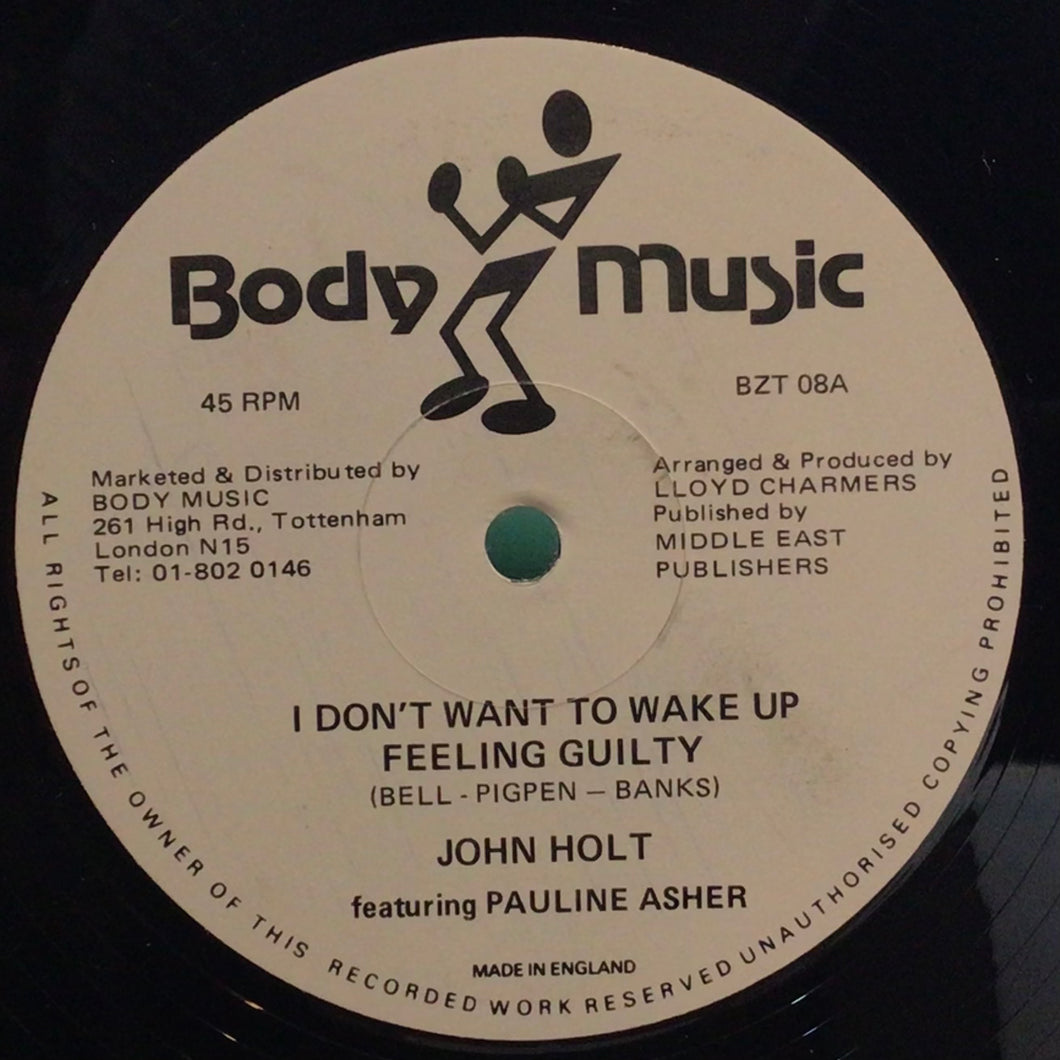 John Holt/Lloyd Chambers- I Don’t Want To Wake Up Feeling Guilty/ Reggae Sunset