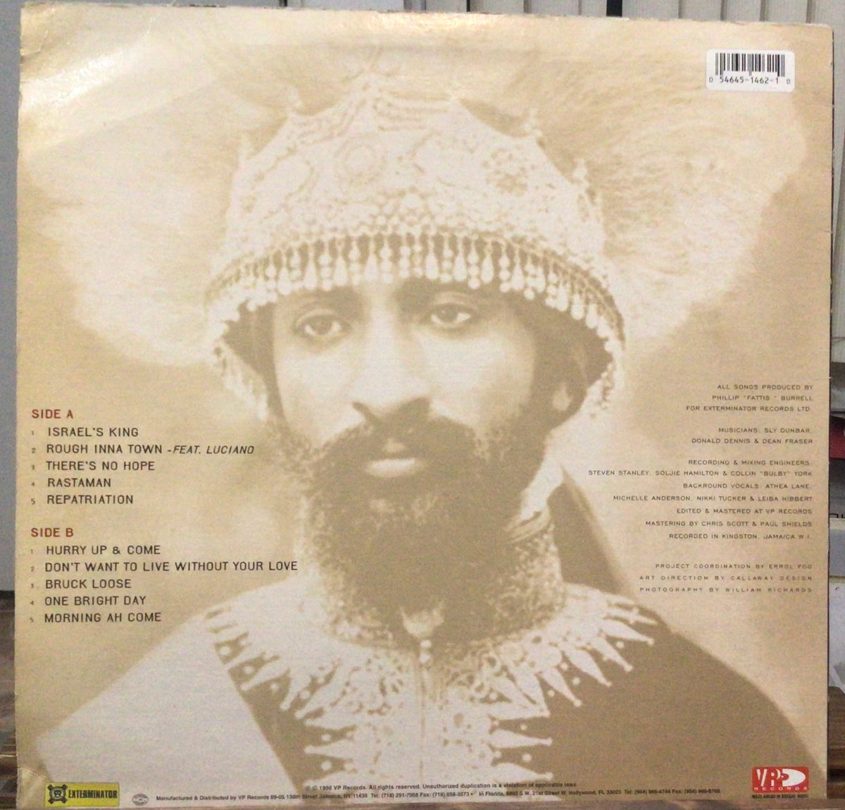 Cocoa Tea Israel's King YLCRECORDS