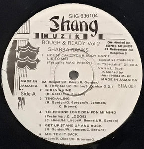 Shabba Ranks – Rough & Ready - Volume II – YLC-RECORDS