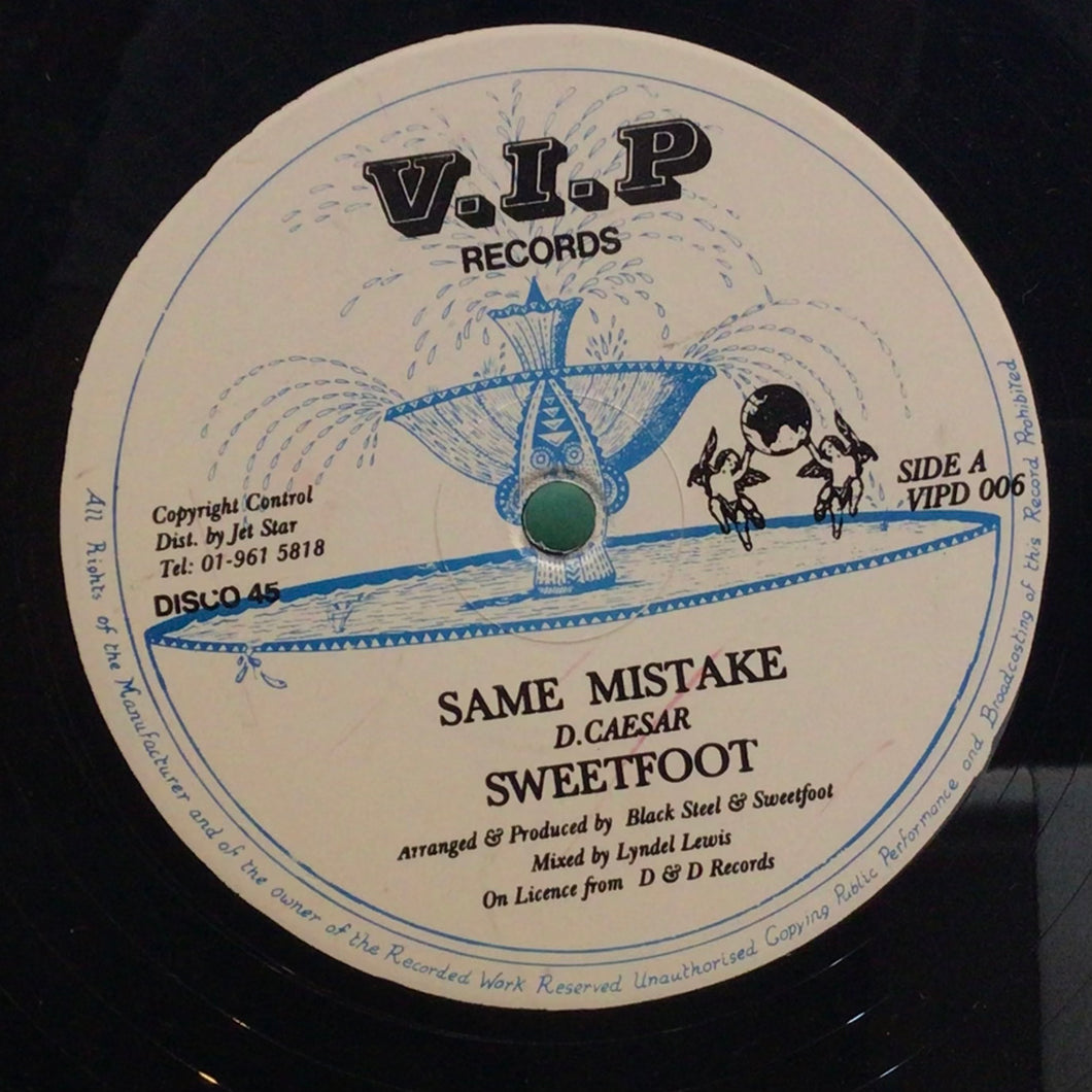 Sweetfoot- Same Mistake/ what Can I Do