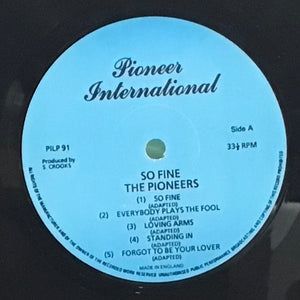 The Pioneers – So Fine